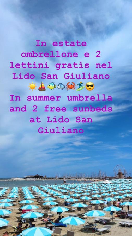 La Casa Di Clara Ombrellone Con 2 Lettini Al Lido San Giuliano Gratis E Parcheggio Privato Gratis *
