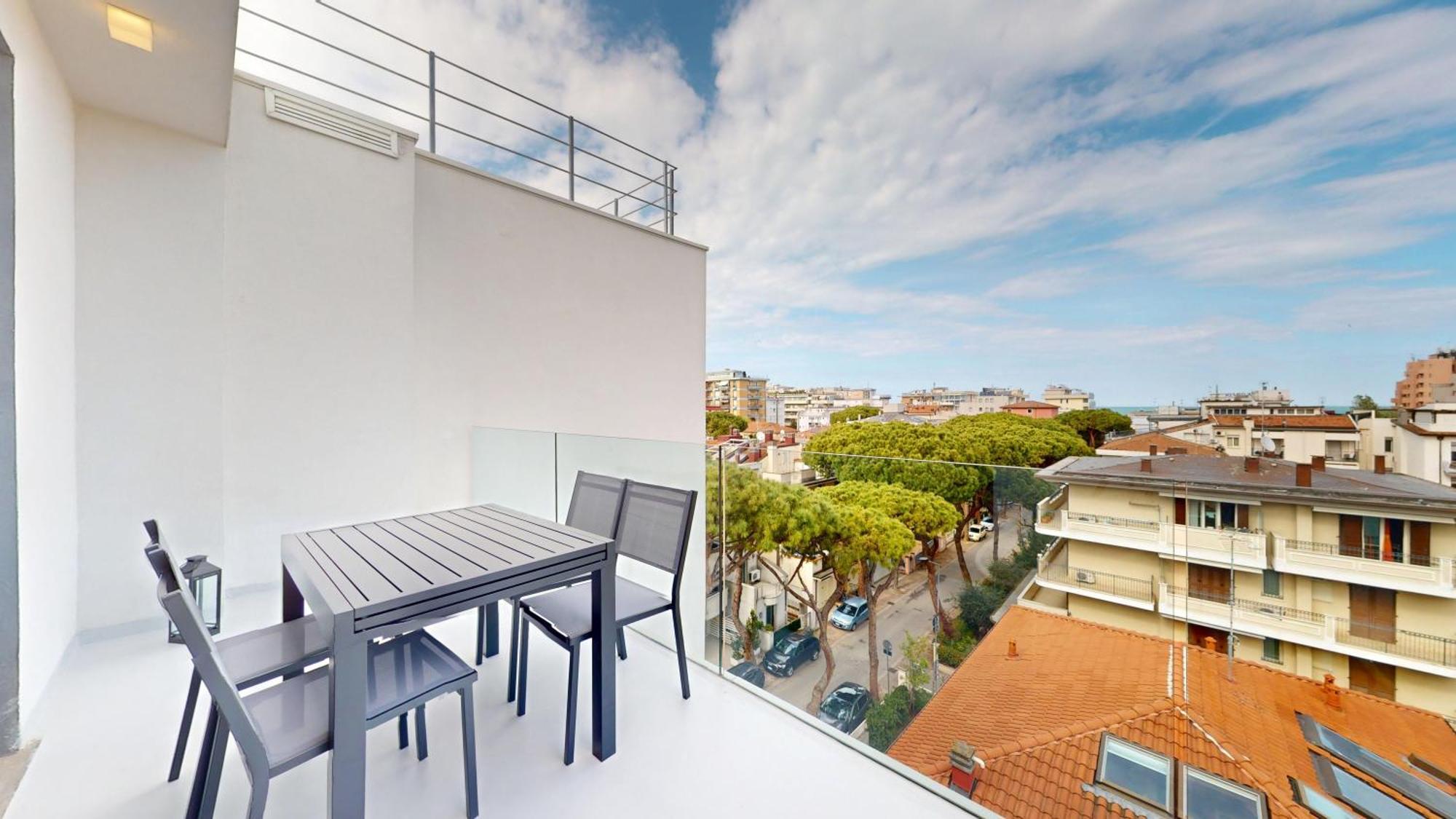 Baia Medea Splendido E Nuovissimo Attico Al 5to Piano Appartamento Rimini