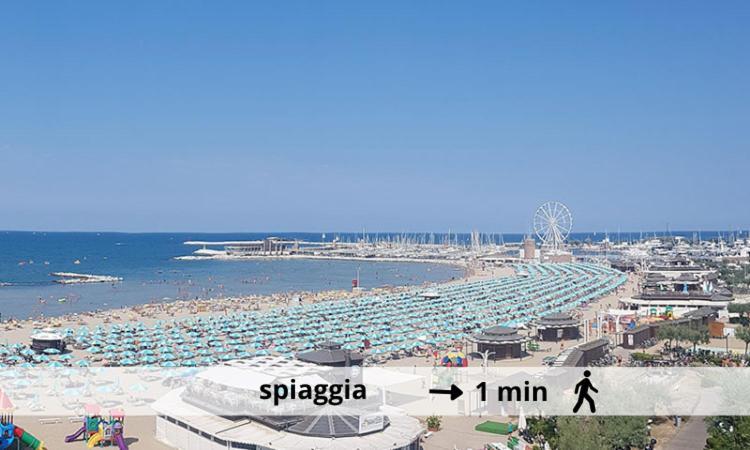 Appartamento A 1 Min Dallla Spiaggia, Aria Condizionata, Parking, Wifi